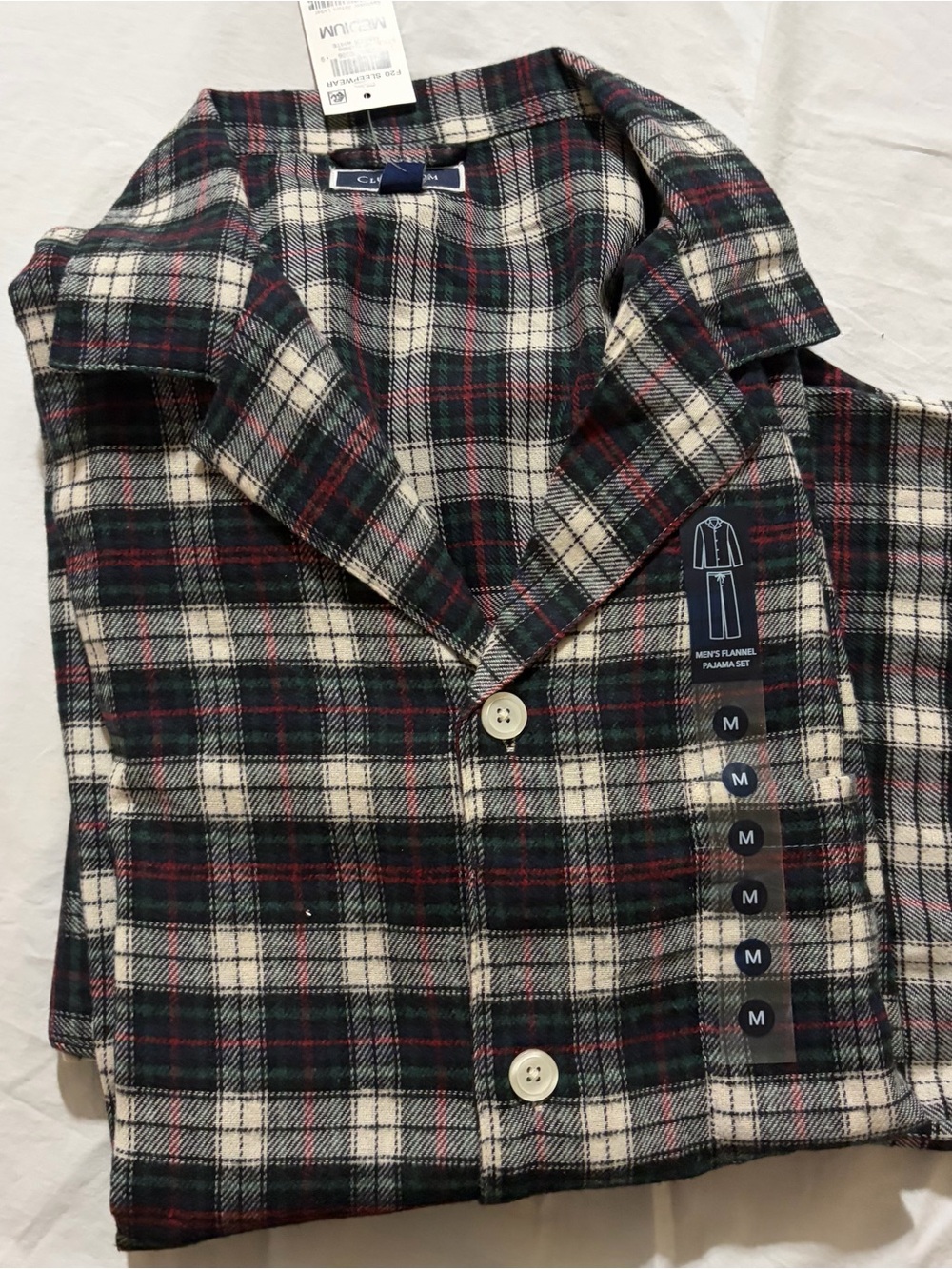 Men's Flannel pajamas M NWT